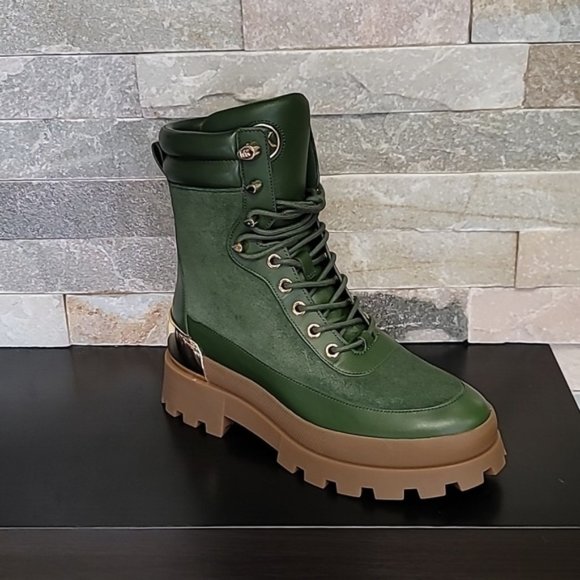 MICHAEL Michael Kors Rowan Women's Suede Logo Boot - Picture 13 of 13